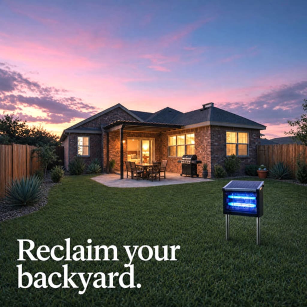 YardGuard™ Solar Paneled  Bug Zapper