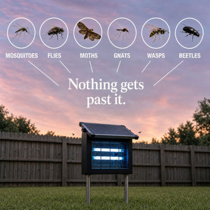YardGuard™ Solar Paneled  Bug Zapper